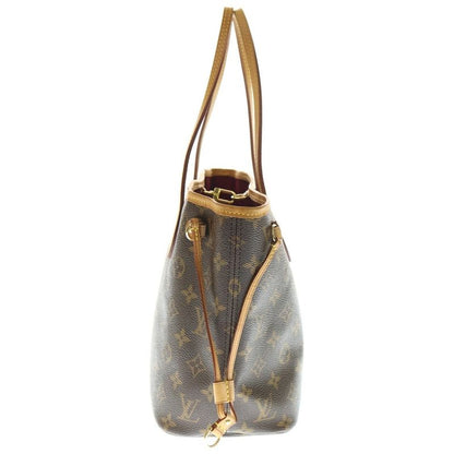 Louis Vuitton Monogram Neverfull PM New Shape Pivoine Handbag Tote Bag Brown