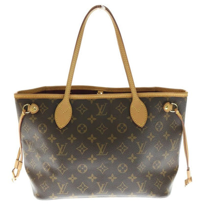 Louis Vuitton Monogram Neverfull PM New Shape Pivoine Handbag Tote Bag Brown