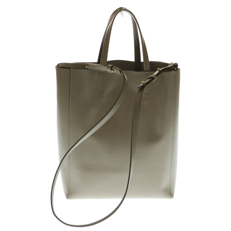 Celine Vertical Cabas Small 2WAY Beige Bag Tote Handbag Shoulder Bag Beige