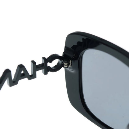 Chanel Coco Logo Temples Square Shape Polarized Colored Lenses Sunglasses