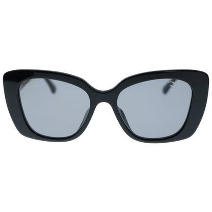 Chanel Coco Logo Temples Square Shape Polarized Colored Lenses Sunglasses