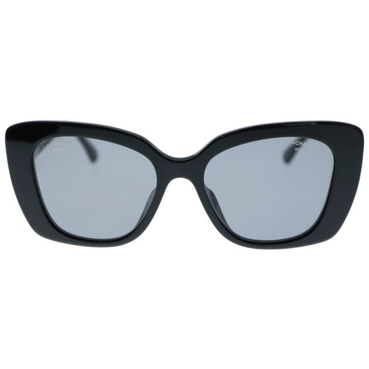 Chanel Coco Logo Temples Square Shape Polarized Colored Lenses Sunglasses