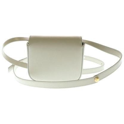Celine Mini Triomphe Shoulder Bag Mini Bag Ivory Leather Gold Hardware