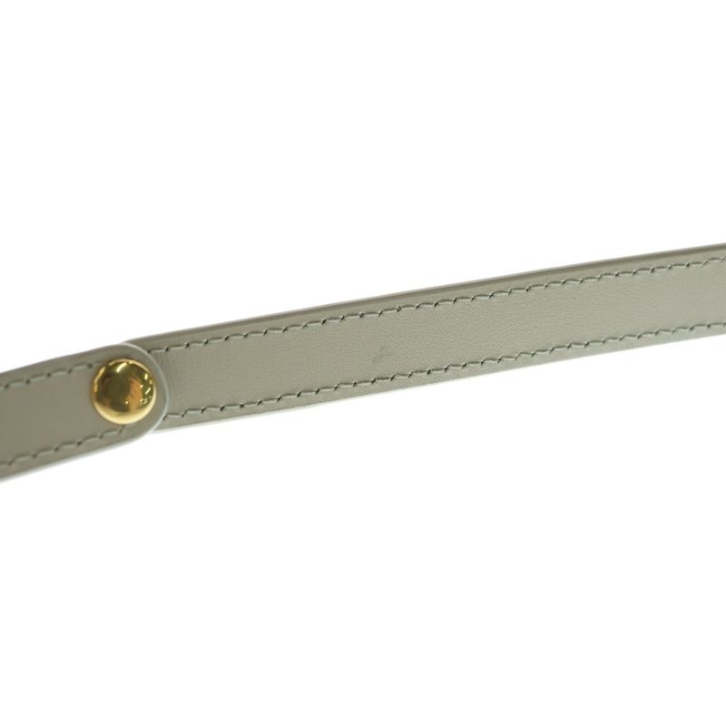 Celine Mini Triomphe Shoulder Bag Mini Bag Ivory Leather Gold Hardware