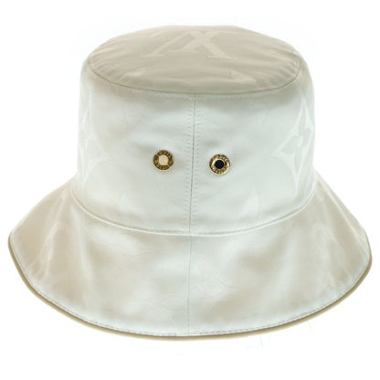 Louis Vuitton Monogram Reversible Bucket Hat White M7163s