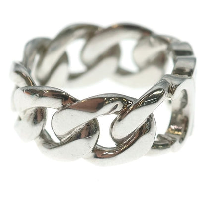 Celine Triomphe Grumet Ring Silver Chain