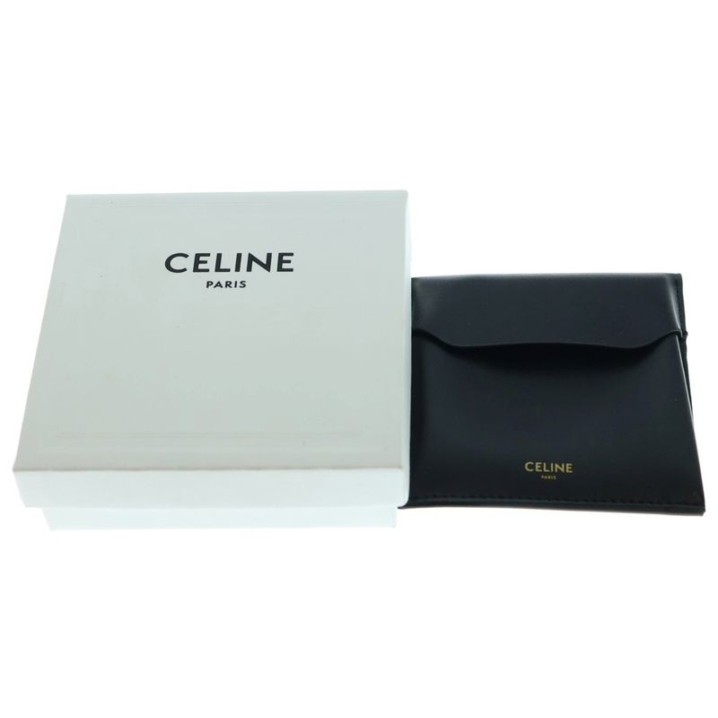 Celine Triomphe Grumet Ring Silver Chain