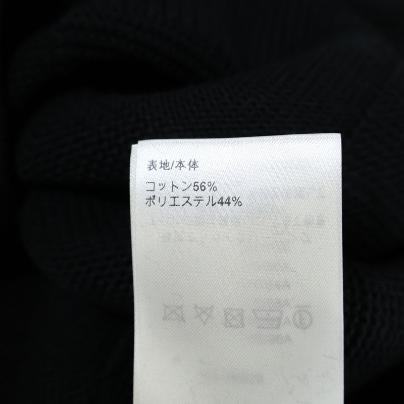 Louis Vuitton 23AW Damier Cotton Knit Sweater Black Rm232q TBY Hnn41w