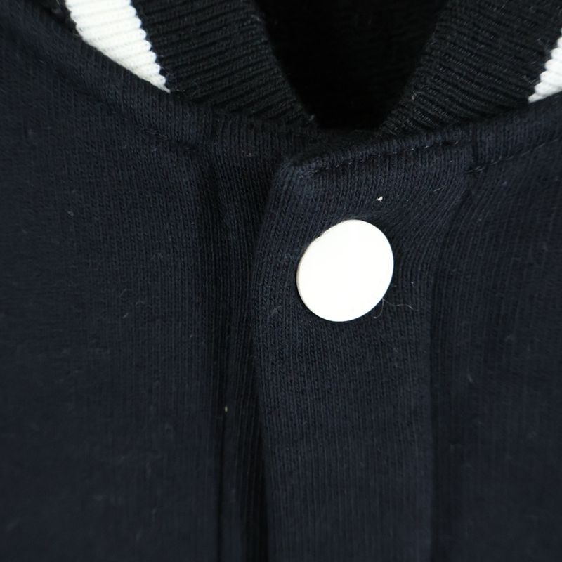 Celine 22AW College Logo Teddy Jacket Black 2y815345f