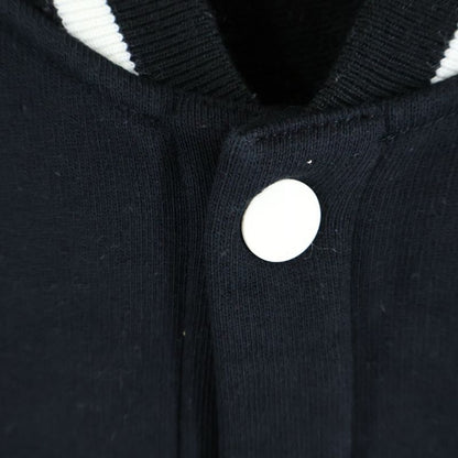 Celine 22AW College Logo Teddy Jacket Black 2y815345f