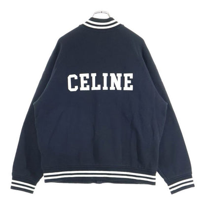 Celine 22AW College Logo Teddy Jacket Black 2y815345f