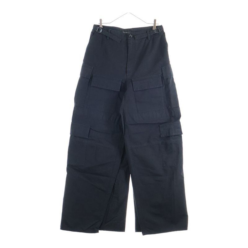 Balenciaga Apron Cargo Pants Skirt Apron Skirt Cargo Pants Black 748599 Tkp27