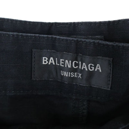 Balenciaga Apron Cargo Pants Skirt Apron Skirt Cargo Pants Black 748599 Tkp27