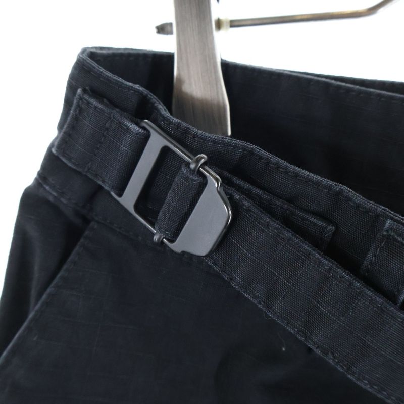 Balenciaga Apron Cargo Pants Skirt Apron Skirt Cargo Pants Black 748599 Tkp27