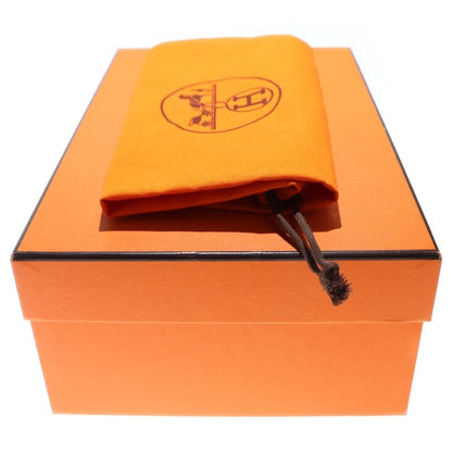 Hermes Cross Belt Leather Sandals Black Women