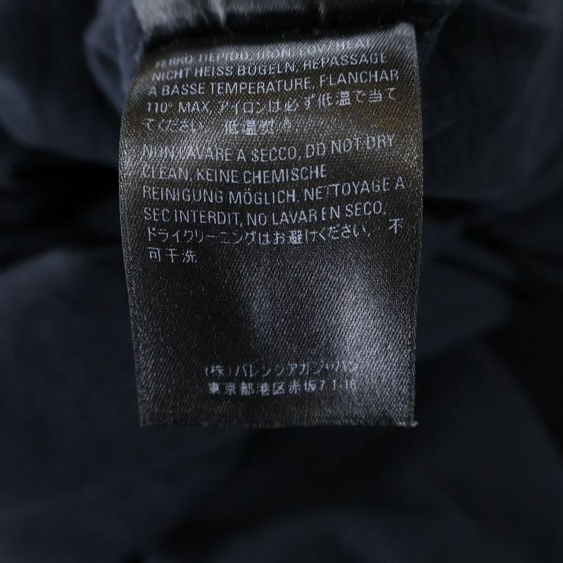 Balenciaga 18SS BB Logo Print Crewneck Short Sleeve T-shirt Cut And Sewn Black