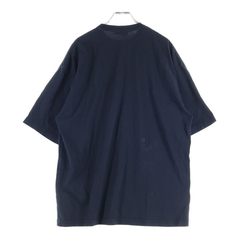 Balenciaga 18SS BB Logo Print Crewneck Short Sleeve T-shirt Cut And Sewn Black