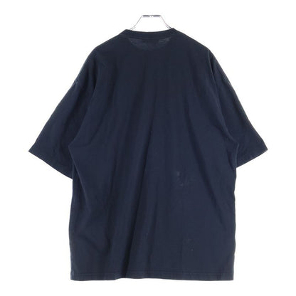 Balenciaga 18SS BB Logo Print Crewneck Short Sleeve T-shirt Cut And Sewn Black