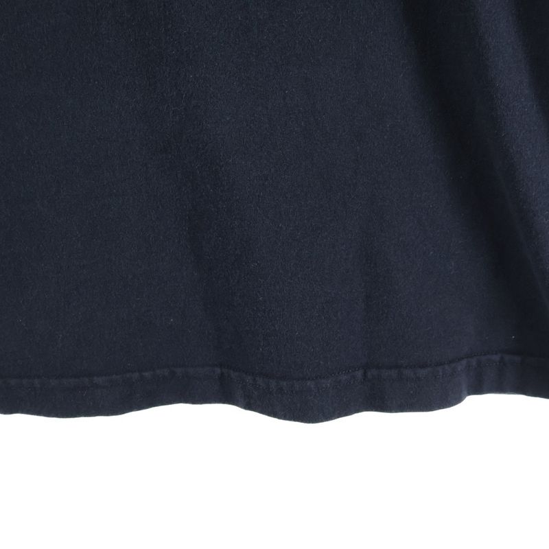 Balenciaga 18SS BB Logo Print Crewneck Short Sleeve T-shirt Cut And Sewn Black