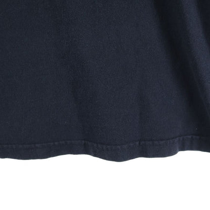 Balenciaga 18SS BB Logo Print Crewneck Short Sleeve T-shirt Cut And Sewn Black