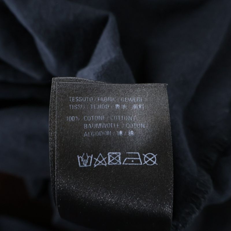 Balenciaga 18SS BB Logo Print Crewneck Short Sleeve T-shirt Cut And Sewn Black