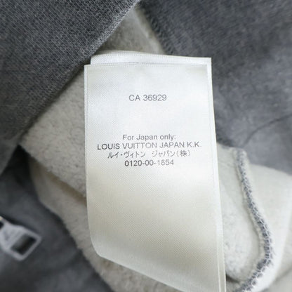 Louis Vuitton 22AW 3DLV Graffiti Embroidered Zip-up Hoodie Grey Rm222m UYR
