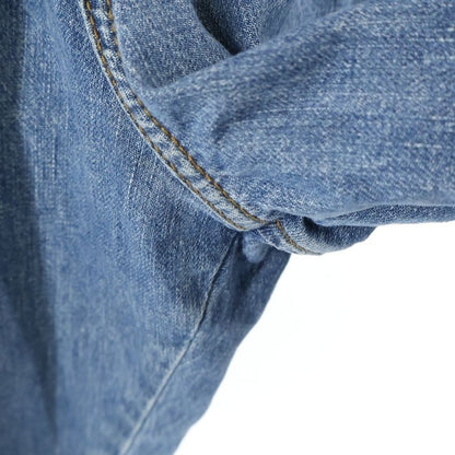 Loewe High Waisted Belted Wide Denim Pants Indigo H2292499ib