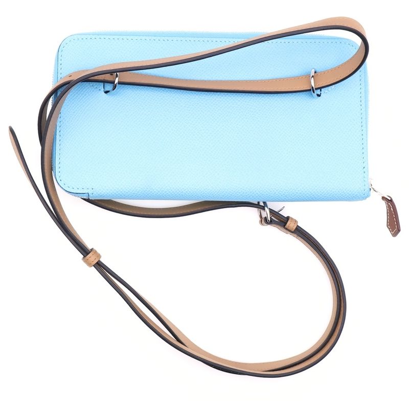 Hermes Nouveau Tougot Shoulder Bag Shoulder Wallet Waist Bag Stamped U Green