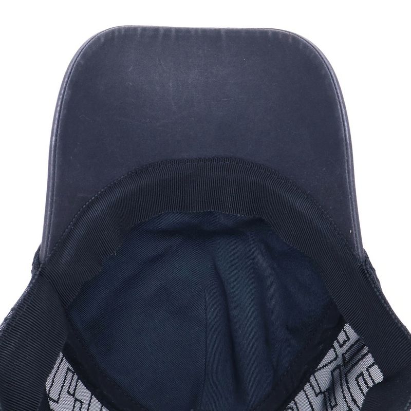 Fendi FF Logo Zucca Pattern Mesh Baseball Cap Hat Black Fxq768 ACD5