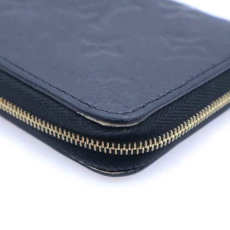 Louis Vuitton Monogram Empreinte Zippy Coin Purse Coin Case Wallet Mini Wallet