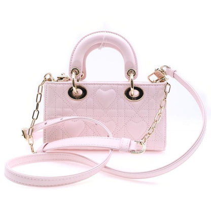 Christian Dior Lady D-joy Micro Bag 2WAY Bag Shoulder Bag Mini Handbag Light