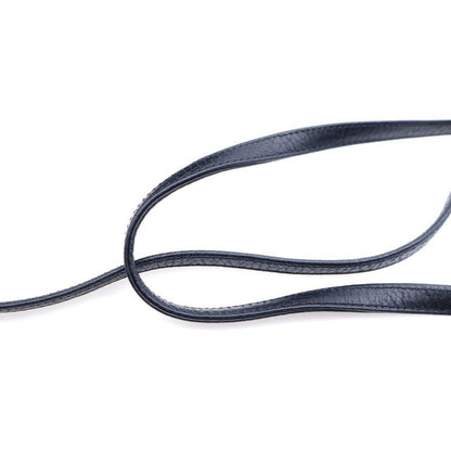 Christian Dior CD Logo Vintage Shoulder Bag Black Leather