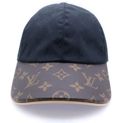 Louis Vuitton LV Get Ready Monogram Silk Baseball Cap Hat M76528 Black Brown