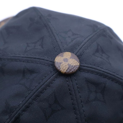Louis Vuitton LV Get Ready Monogram Silk Baseball Cap Hat M76528 Black Brown