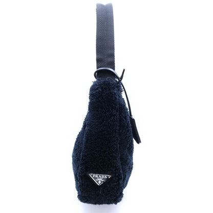 Prada One Shoulder Bag Handbag Terry Nero X Bianco Black X White Spagna 1ne515