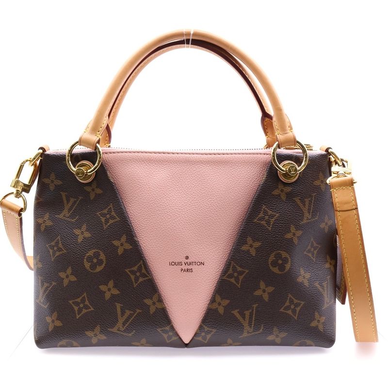 Louis Vuitton Monogram V Tote BB Rose Poodle 2WAY Bag Handbag Shoulder Bag