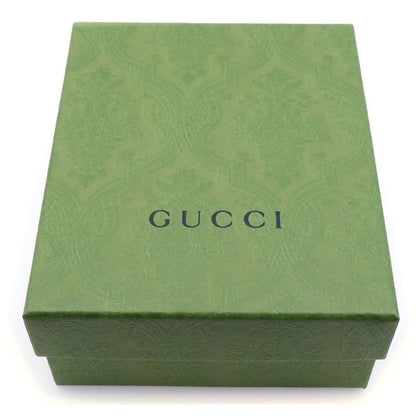 Gucci Ophidia GG Supreme Logo Plate Web Sherry Line Leather Canvas Compact