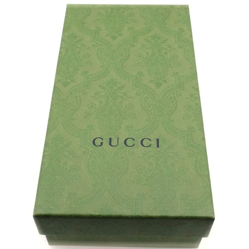 Gucci GG Supreme Sherry Line Ophidia Continental Wallet Leather Long Wallet