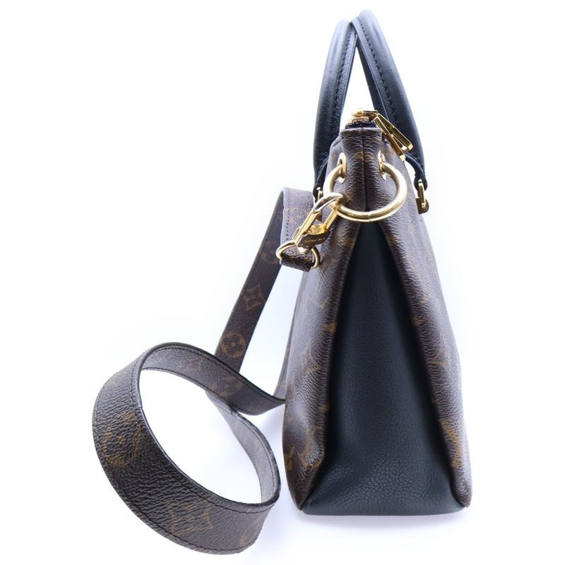 Louis Vuitton Pallas BB Monogram PVC Leather 2WAY Hand Shoulder Bag Gold