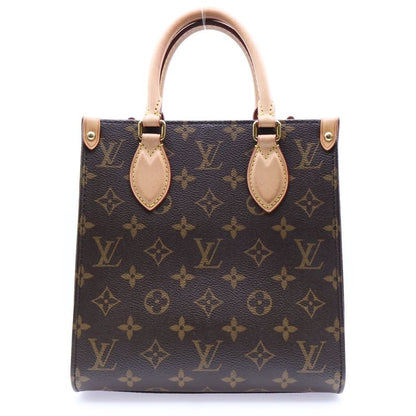Louis Vuitton Sac Pla BB Monogram PVC Leather 2WAY Hand Shoulder Bag Gold