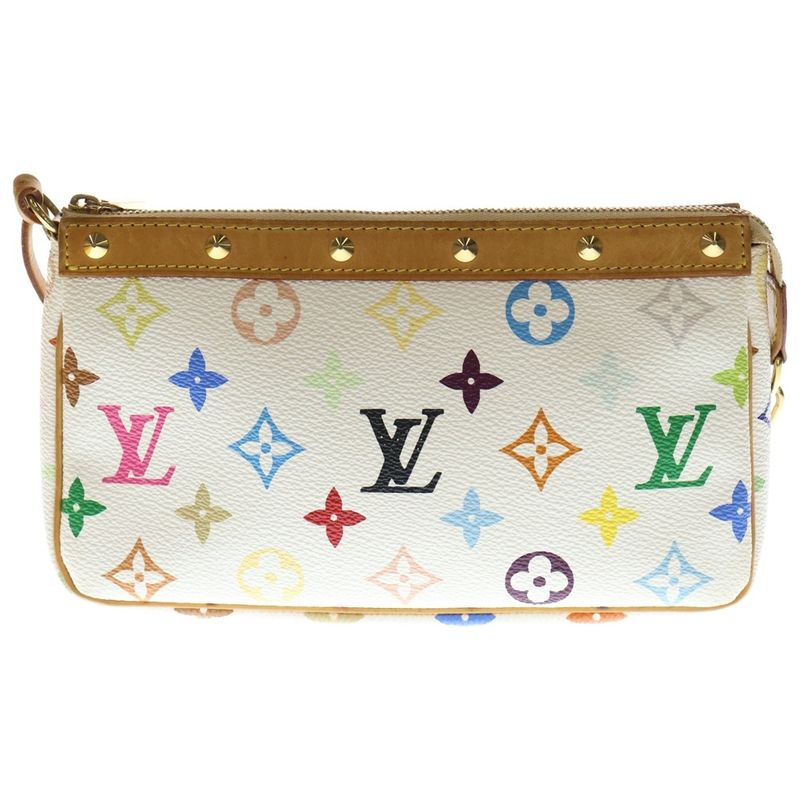 Louis Vuitton Pochette Accessoire Monogram Multicolor Accessory Pouch Handbag