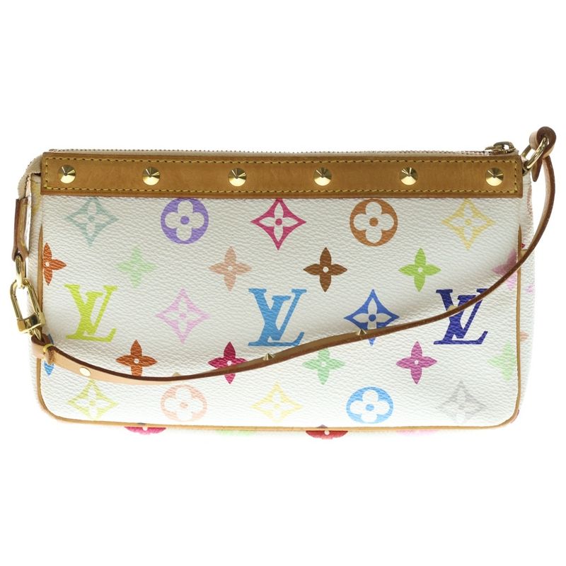 Louis Vuitton Pochette Accessoire Monogram Multicolor Accessory Pouch Handbag