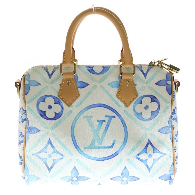 Louis Vuitton Speedy Bandoliere 25 Monogram Tile PVC Leather 2WAY Hand Shoulder