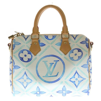 Louis Vuitton Speedy Bandoliere 25 Monogram Tile PVC Leather 2WAY Hand Shoulder