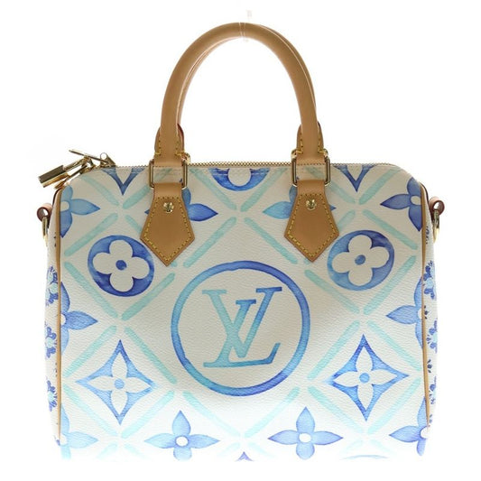 Louis Vuitton Speedy Bandoliere 25 Monogram Tile PVC Leather 2WAY Hand Shoulder