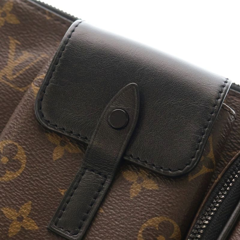 Louis Vuitton Christopher Monogram PVC Leather Bum Waist Body Shoulder Bag