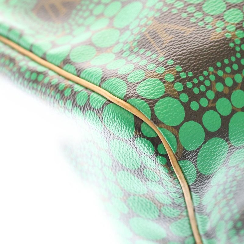 Louis Vuitton X YK Yayoi Kusama Speedy 30 Pumpkin Dot Monogram PVC Leather