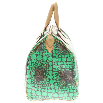 Louis Vuitton X YK Yayoi Kusama Speedy 30 Pumpkin Dot Monogram PVC Leather