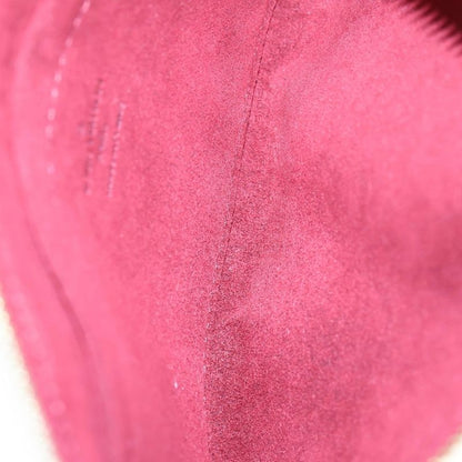 Chanel Pochette Mila MM Monogram Multicolor PVC Leather Accessory Pouch Handbag