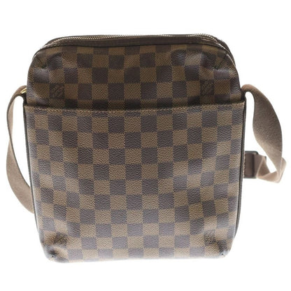 Louis Vuitton Damier Trotter Bobourg Shoulder Bag Brown PVC N41135 Gold Hardware